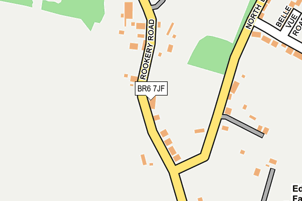 BR6 7JF map - OS OpenMap – Local (Ordnance Survey)