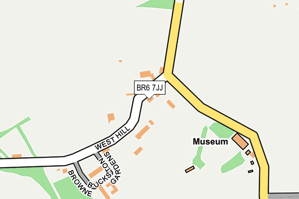 BR6 7JJ map - OS OpenMap – Local (Ordnance Survey)
