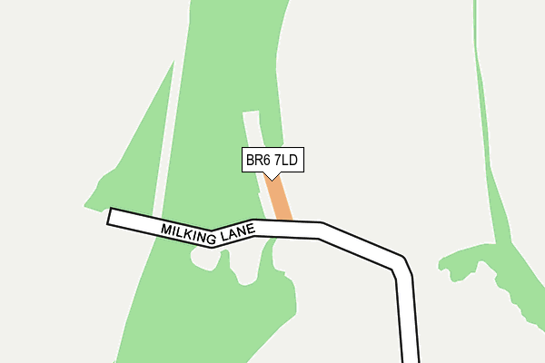 BR6 7LD map - OS OpenMap – Local (Ordnance Survey)