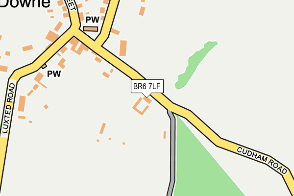 BR6 7LF map - OS OpenMap – Local (Ordnance Survey)