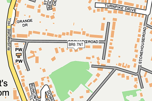 BR6 7NT map - OS OpenMap – Local (Ordnance Survey)