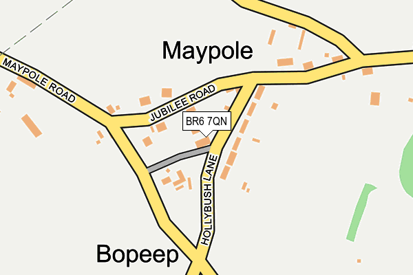 BR6 7QN map - OS OpenMap – Local (Ordnance Survey)