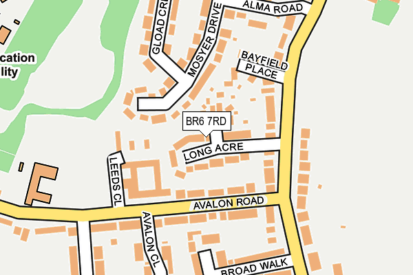 BR6 7RD map - OS OpenMap – Local (Ordnance Survey)