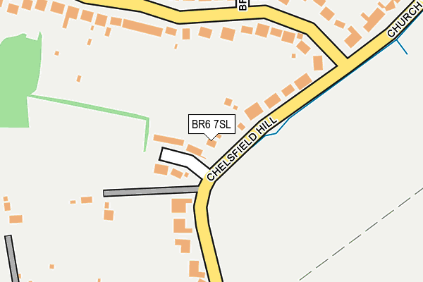 BR6 7SL map - OS OpenMap – Local (Ordnance Survey)