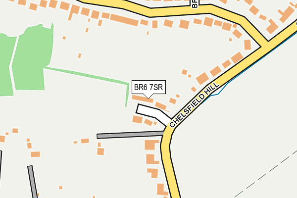 BR6 7SR map - OS OpenMap – Local (Ordnance Survey)