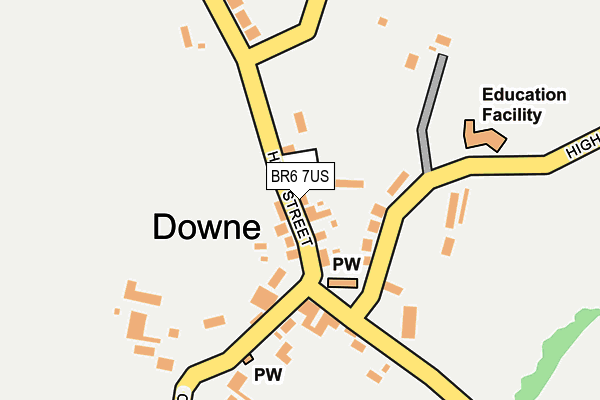 Map of DOWNE SPICE LTD at local scale