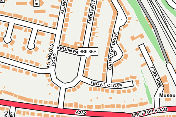 BR6 8BP map - OS OpenMap – Local (Ordnance Survey)