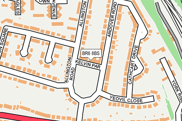 BR6 8BS map - OS OpenMap – Local (Ordnance Survey)