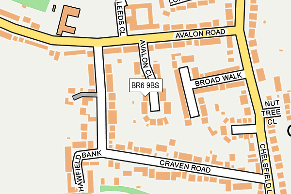 BR6 9BS map - OS OpenMap – Local (Ordnance Survey)