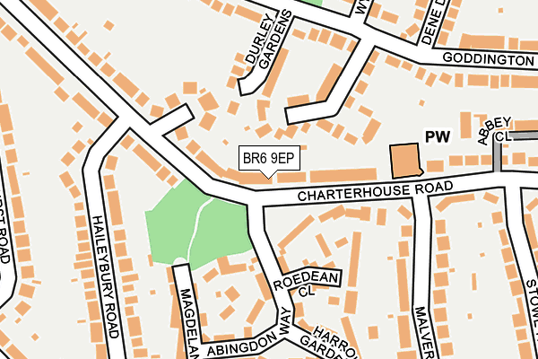 BR6 9EP map - OS OpenMap – Local (Ordnance Survey)