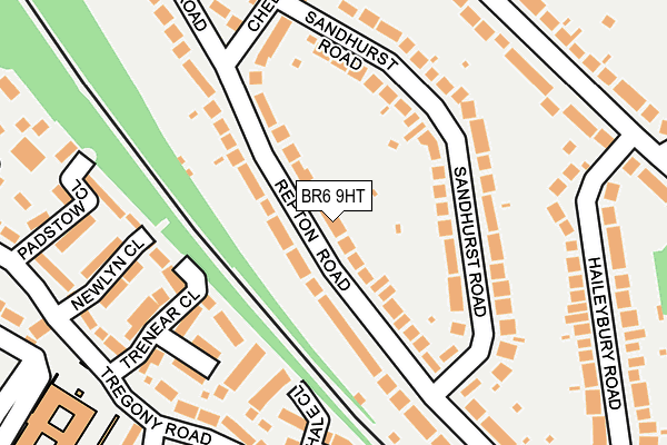 BR6 9HT map - OS OpenMap – Local (Ordnance Survey)
