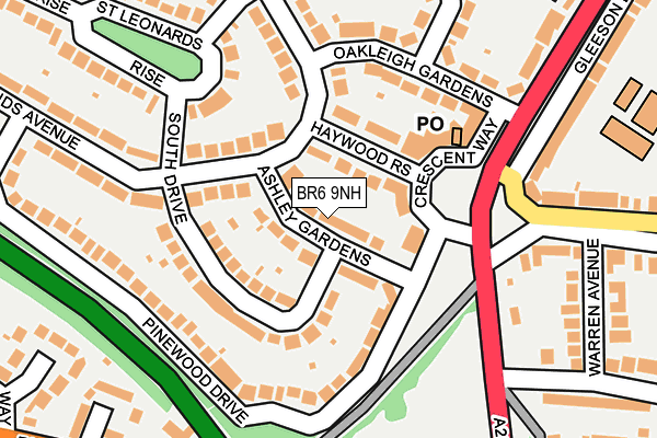 BR6 9NH map - OS OpenMap – Local (Ordnance Survey)