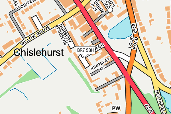 Map of BRAMWELL HOUSE LIMITED at local scale