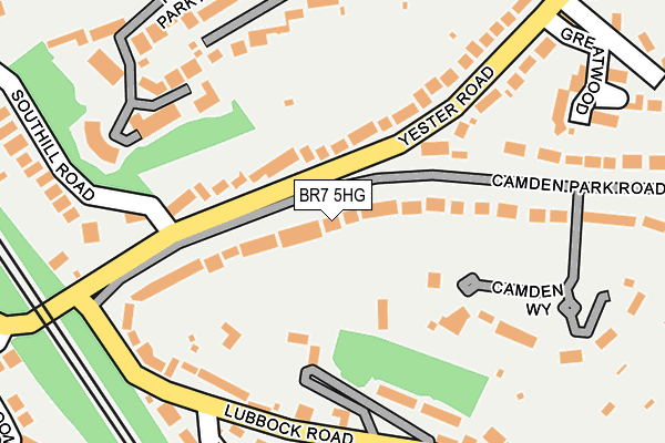Map of CAMDEN PARK ESTATE LIMITED at local scale