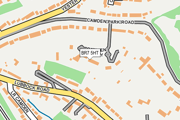BR7 5HT map - OS OpenMap – Local (Ordnance Survey)