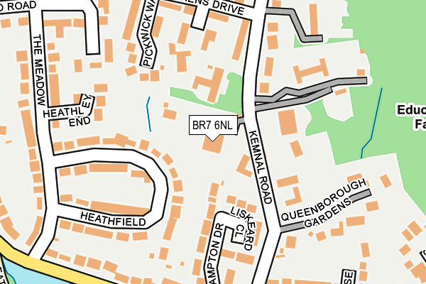 BR7 6NL map - OS OpenMap – Local (Ordnance Survey)