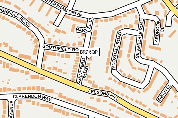 BR7 6QP map - OS OpenMap – Local (Ordnance Survey)
