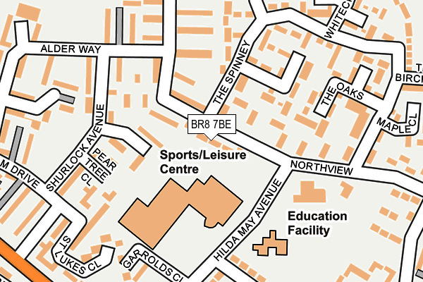 Map of SKYLINE EAST LTD at local scale