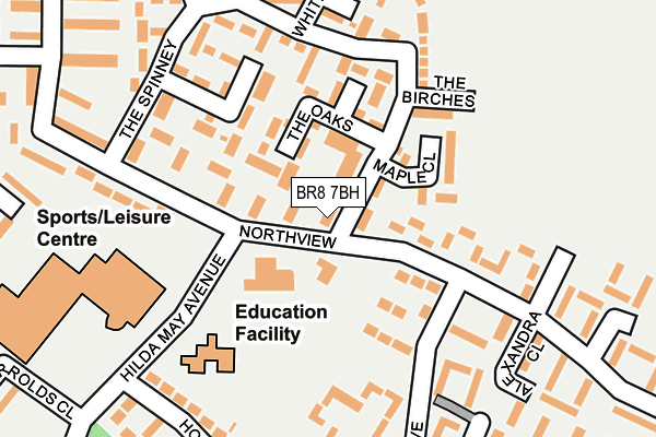 Map of SUNRISE CHILDCARE SERVICES LTD at local scale