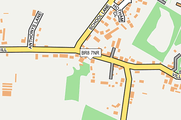 BR8 7NR map - OS OpenMap – Local (Ordnance Survey)