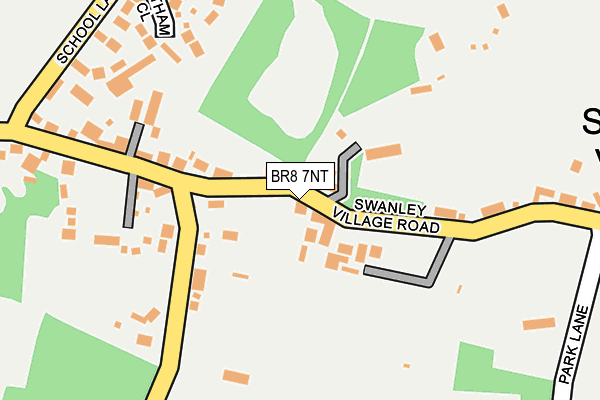 BR8 7NT map - OS OpenMap – Local (Ordnance Survey)