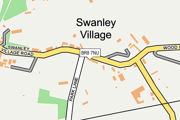 BR8 7NU map - OS OpenMap – Local (Ordnance Survey)