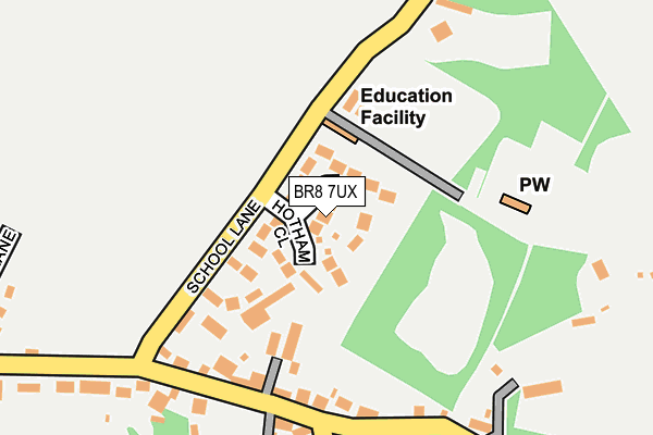 Map of SPW CONSULTING LIMITED at local scale