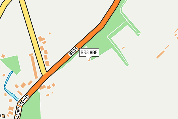 BR8 8BF map - OS OpenMap – Local (Ordnance Survey)