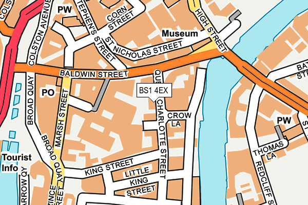 BS1 4EX map - OS OpenMap – Local (Ordnance Survey)