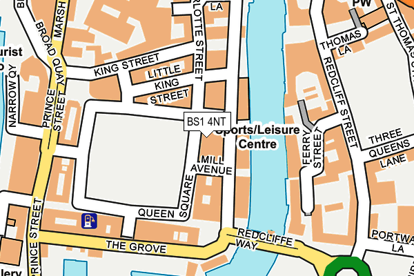 BS1 4NT map - OS OpenMap – Local (Ordnance Survey)