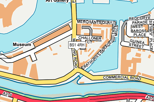 BS1 4RH map - OS OpenMap – Local (Ordnance Survey)