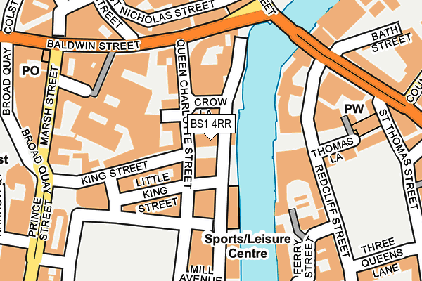 BS1 4RR map - OS OpenMap – Local (Ordnance Survey)