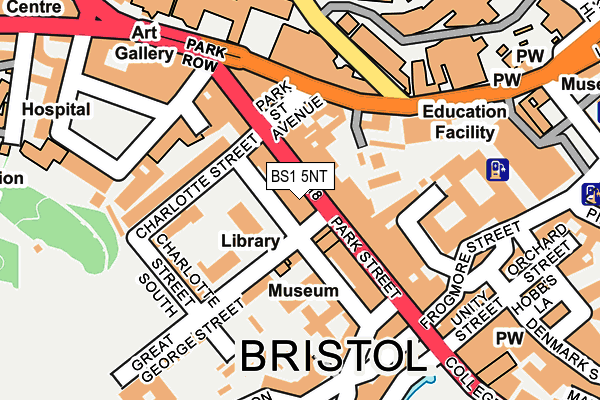 BS1 5NT map - OS OpenMap – Local (Ordnance Survey)