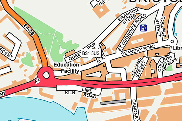 BS1 5US map - OS OpenMap – Local (Ordnance Survey)