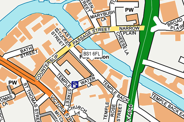 Map of VILLAGE WALK LTD at local scale