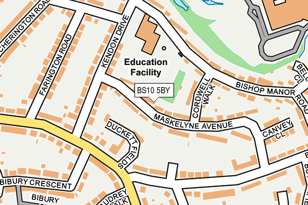 BS10 5BY map - OS OpenMap – Local (Ordnance Survey)