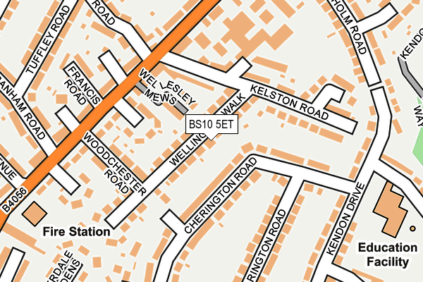 BS10 5ET map - OS OpenMap – Local (Ordnance Survey)