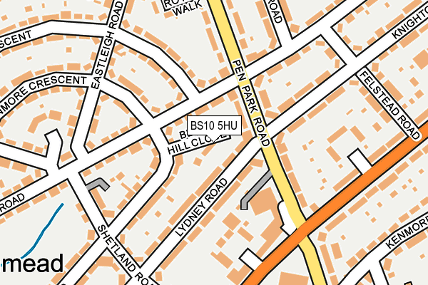 BS10 5HU map - OS OpenMap – Local (Ordnance Survey)