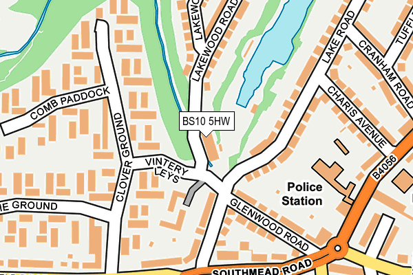 BS10 5HW map - OS OpenMap – Local (Ordnance Survey)