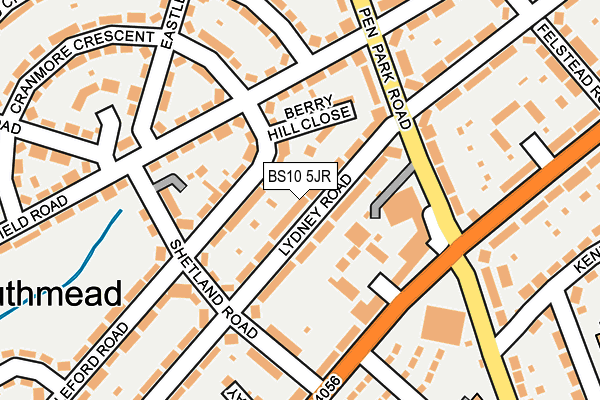 BS10 5JR map - OS OpenMap – Local (Ordnance Survey)