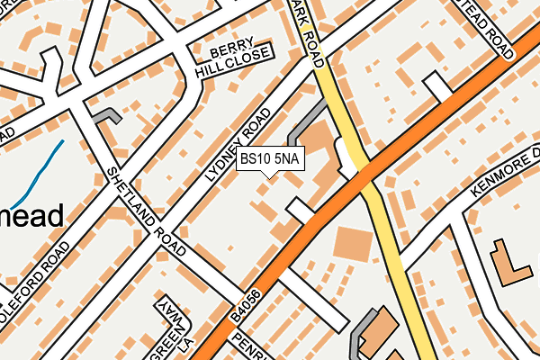 BS10 5NA map - OS OpenMap – Local (Ordnance Survey)