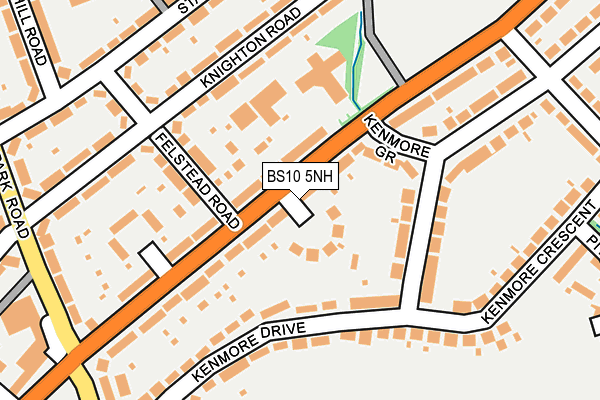 BS10 5NH map - OS OpenMap – Local (Ordnance Survey)