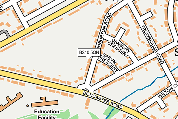 BS10 5QN map - OS OpenMap – Local (Ordnance Survey)