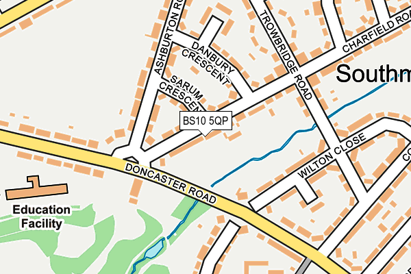 BS10 5QP map - OS OpenMap – Local (Ordnance Survey)