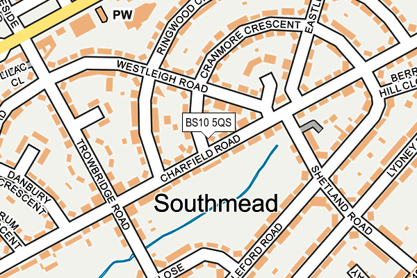 BS10 5QS map - OS OpenMap – Local (Ordnance Survey)