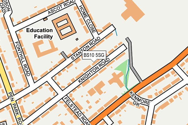 BS10 5SG map - OS OpenMap – Local (Ordnance Survey)