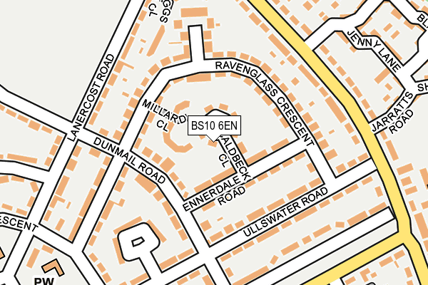 BS10 6EN map - OS OpenMap – Local (Ordnance Survey)