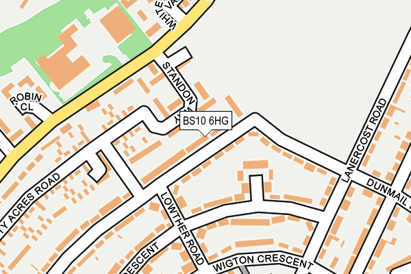 BS10 6HG map - OS OpenMap – Local (Ordnance Survey)