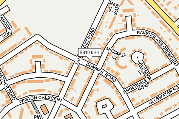 BS10 6HH map - OS OpenMap – Local (Ordnance Survey)