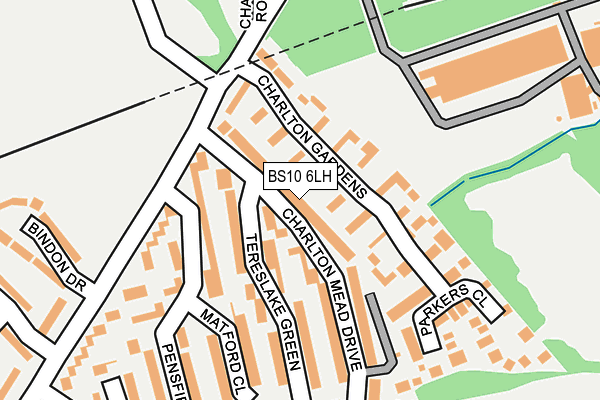 BS10 6LH map - OS OpenMap – Local (Ordnance Survey)